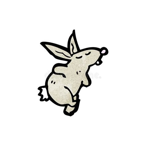 Cartoon Rabbit Stock Vector Illustration Of Retro Quirky 38053993