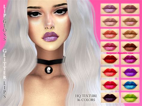 The Sims Resource Lip Gloss Glitter Lips
