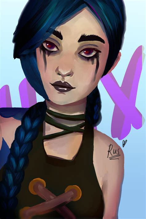 No Spoilers Jinx Fanart By Me Ruspixels On Twitter Rarcane