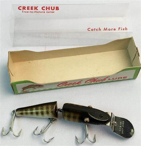 Lot Vintage Genuine Creek Chub Jointed Pikie Fishing Lure Crankbaits