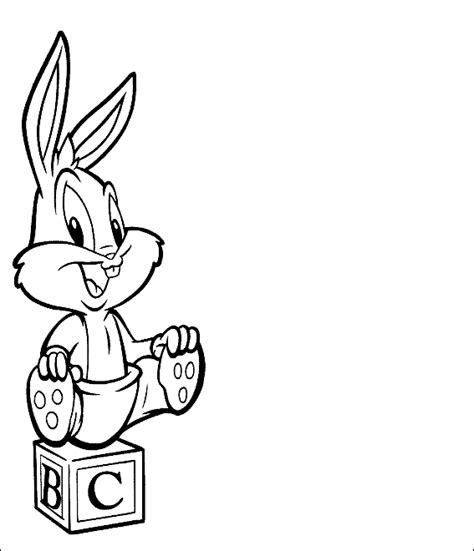 Gambar Cartoon Design Baby Bugs Bunny Coloring Pages Lola Di Rebanas