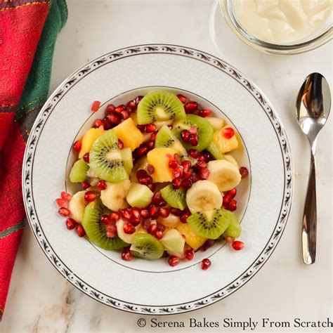 Christmas Fruit Salad Serena Bakes Simply From Scratch