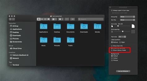 How To Permanently Unhide The User Library Folder On Macos Folders