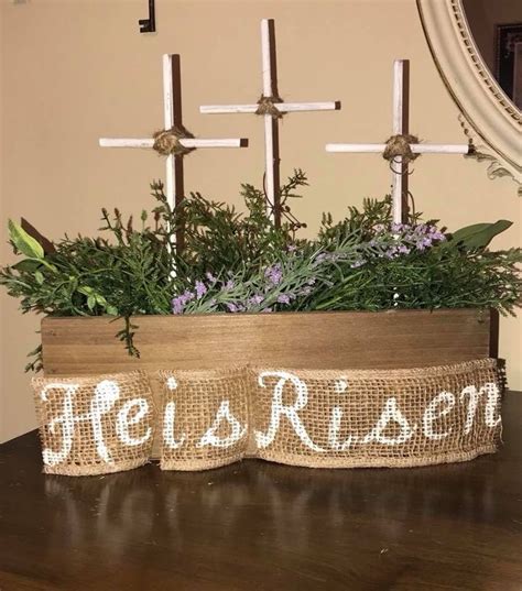 Pin By Maureen Jones On Crosses With Images Church Easter Decorations