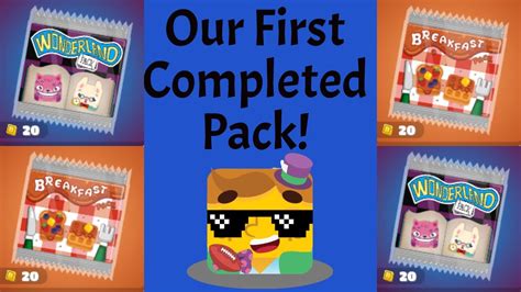 Our First Completed Pack Wonderland And Breakfast Pack Blooket Alt 3