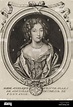 1681 Engraving of Marie Angélique de Scorailles, Duchess of Fontanges ...