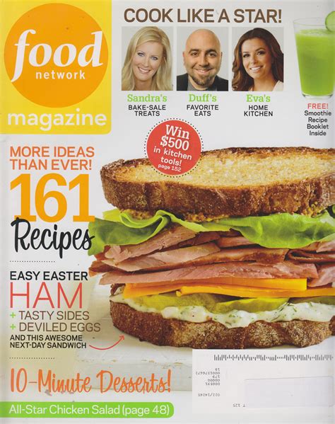 Food Network Magazine April 2011 More Ideas Than Ever 161 Recipes