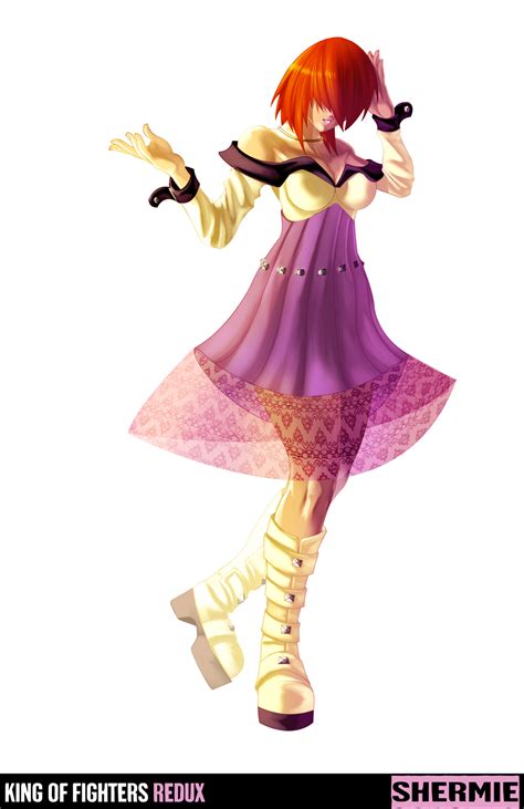 Digitalninja Shermie Kof The King Of Fighters Highres 1girl Alternate Costume Bare