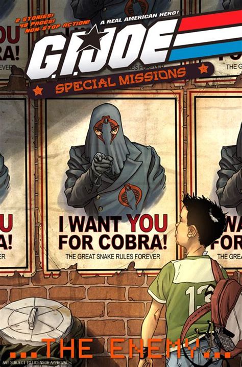 Gi Joe Missões Especiais The Enemy Comic Book Covers Comic Art