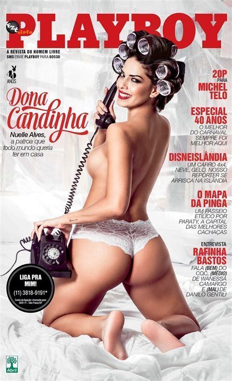 Nuelle Alves Pelada Na Playboy Fevereiro De Mulheres Peladas Club