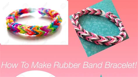 How To Make Rubber Band Bracelets Youtube