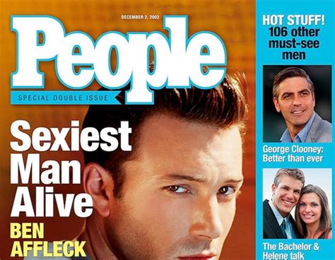 Ben Affleck 2002 From Peoples Sexiest Man Alive Through The Years E