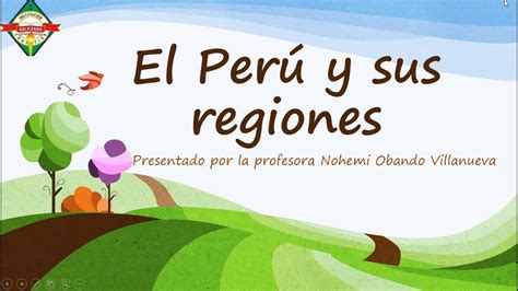 El Perú y sus regiones naturales segundo grado de primaria YouTube