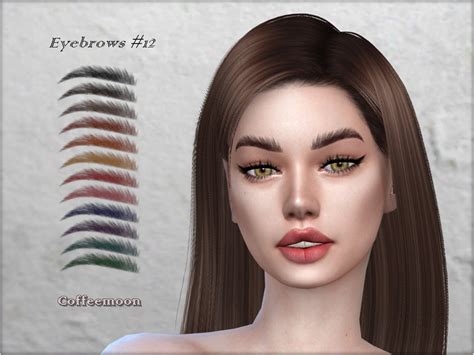 The Sims Resource Eyebrows N12 Lamination Effect