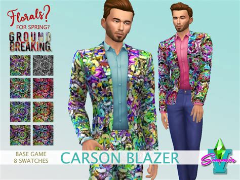 Simmiev Ffsg Carson Jacket The Sims 4 Catalog