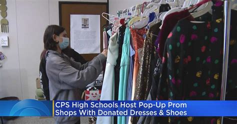 Chicago Public School Holds Pop Up Prom Shops With Donated Dresses