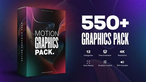 Motion Graphics Pack – 550+ Animations Pack V2.1[Videohive][After