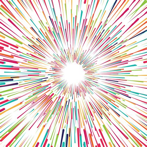Beautiful Colorful Rays Vector Background Download Free