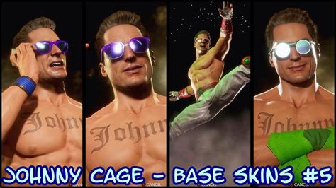 Johnny Cage Intros And Victories Base Skins 5 Mortal Kombat 11