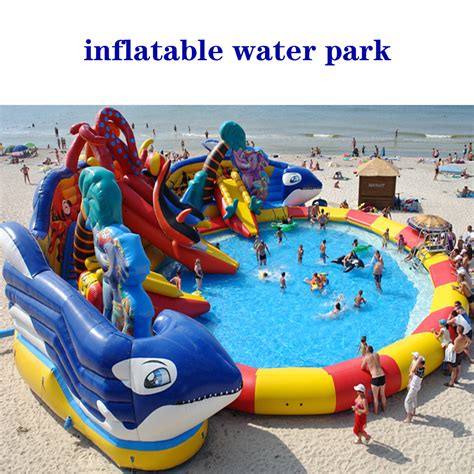 2021 hot water inflatable amusement park inflatable water park cheap inflatable water pool park