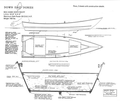 Sea Hawk Power Dory 15′ 6″ X 4′ 2″ Hh Payson And Company