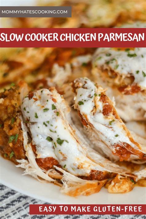 Slow Cooker Chicken Parmesan Mommy Hates Cooking