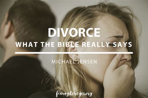 Divorce What The Bible Really Says