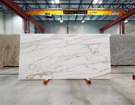 Calacatta Gold Porcelain Full Front Primestones Granite Quartz Marble