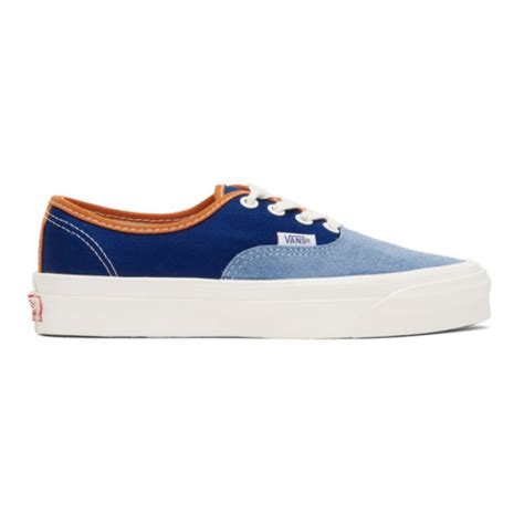 Vans Blue Og Authentic Lx Sneakers