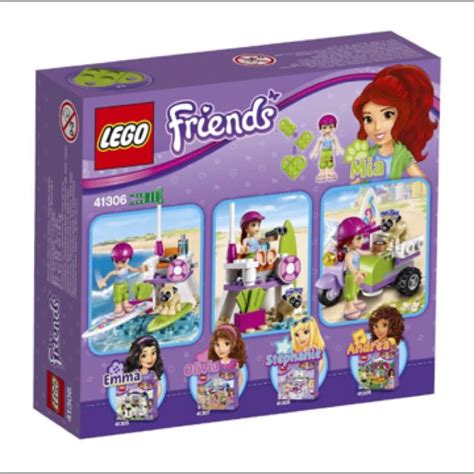 Lego Friends Mia S Beach Scooter 41306 Building Kit Hobbies And Toys Toys And Games On Carousell