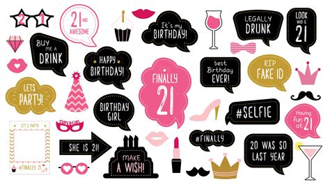 Happy Birthday Photo Booth Props Printable You Can Print Out Your