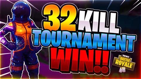 Crazy 32 Kill Tournament Win Tournament Highlight 21 Fortnite Battle