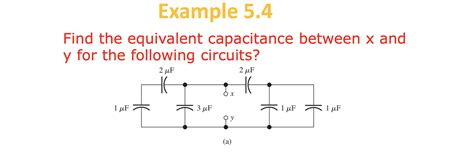 Solved Example 54 Find The Equivalent Capacitanc