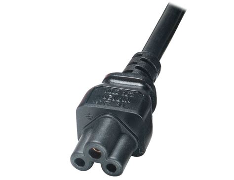 The types of computer cable that help in connecting your laptop or computer system with computer system is known as video cable. Cloverleaf (Type C5) 3-pin AC Mains Power Cords