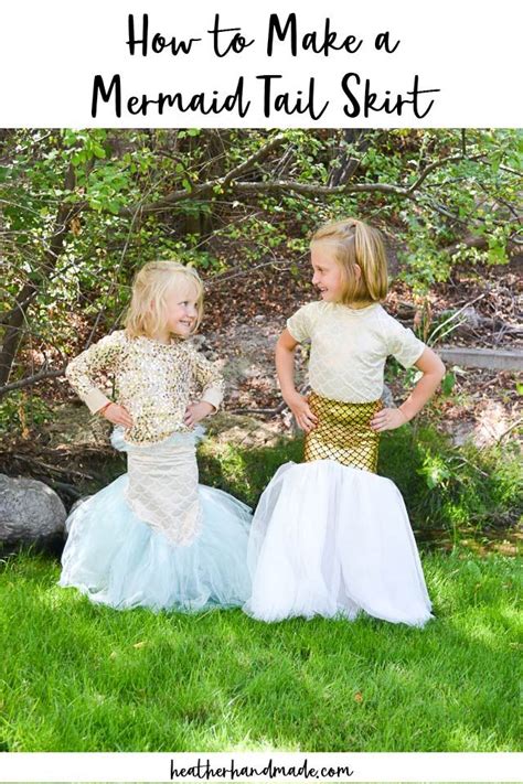 Make A Mermaid Tail Skirt With Tulle Mermaid Tail Skirt Mermaid Tail