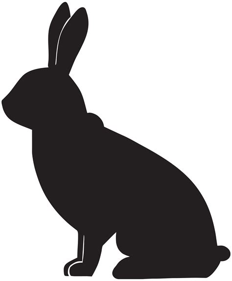 Rabbit Silhouette Png Clip Art Image Gallery