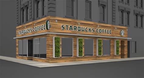 Starbucks Storefront Design Facade Design Architecture Design