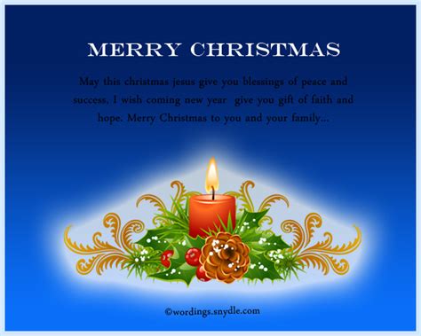 Get christmas quotes about family to send to family members or friends. Religious Christmas Messages and Wishes - Wordings and ...