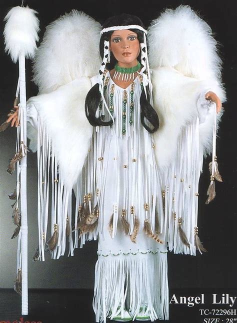 angel lily native american indian porcelain timeless doll new native american dolls indian