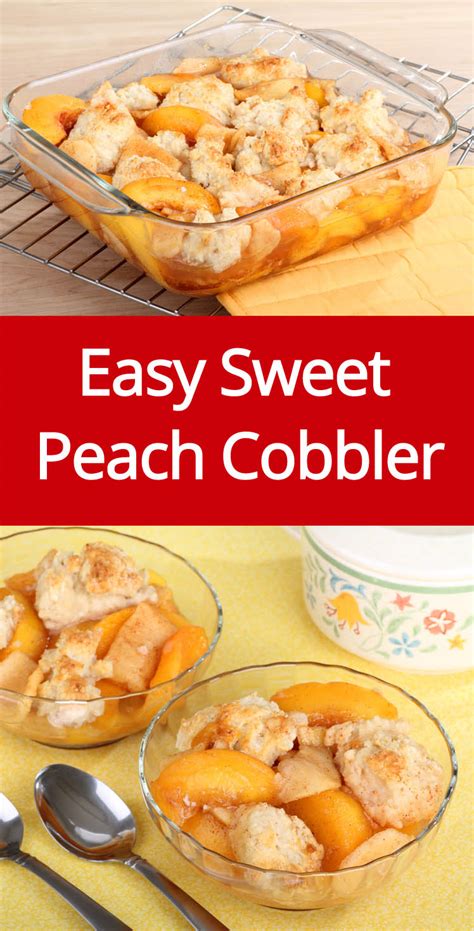 Peach Cobbler Recipe With Canned Peaches The Easiest And Most