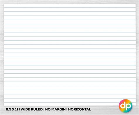 Printable Lined Paper Madison S Paper Templates Vrogue