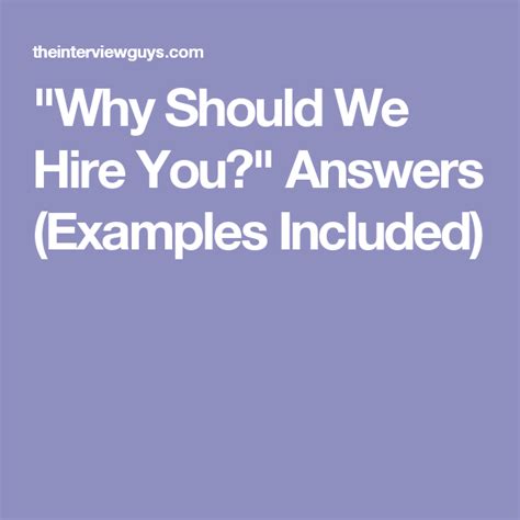 How To Answer Why Should We Hire You 15 Sample Answers Included