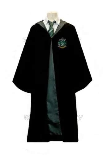 Free Shipping Slytherin House Draco Malfoy Cosplay Robe Cloak With