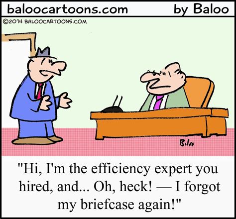 Efficiency is the (often measurable) ability to avoid wasting materials, energy, efforts, money, and time in doing something or in producing a desired result. Baloo's non-political cartoon blog: Efficiency cartoon