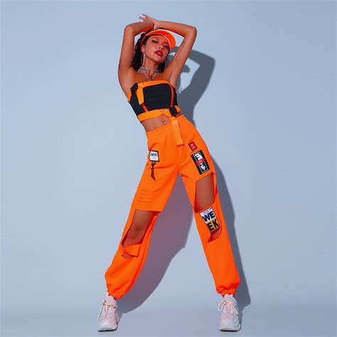 orange cheerleader costume for adult k pop outfits e girls clothes sex