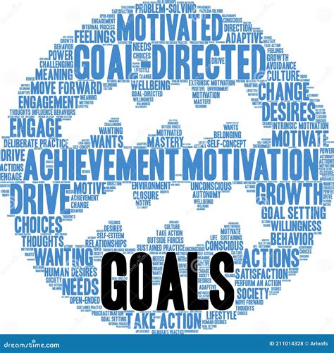 Goals Word Cloud Stock Vector Illustration Of Goals 211014328