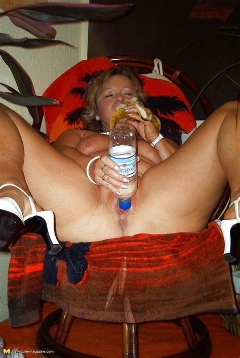 Old Granny Eats Banana And Fuck Her Cunt With Bottle Part 2 32 Pics