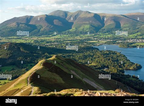 The View From Cat Bells Looking Towards Skiddaw In The Lake District