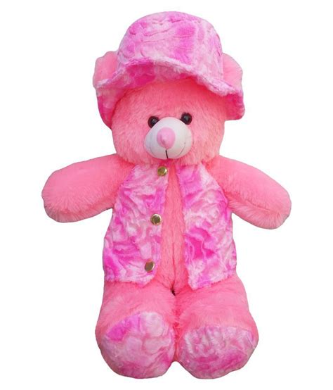 Alisha Toys Cute Pink Fur With Jacket Teddy Bear 70 Cm Buy Alisha
