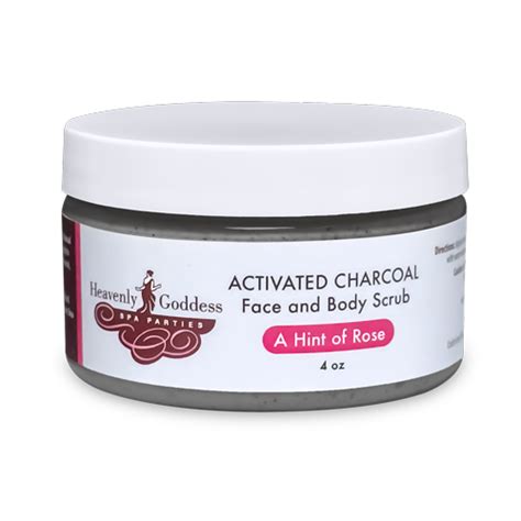 Activated Charcoal Face And Body Scrub